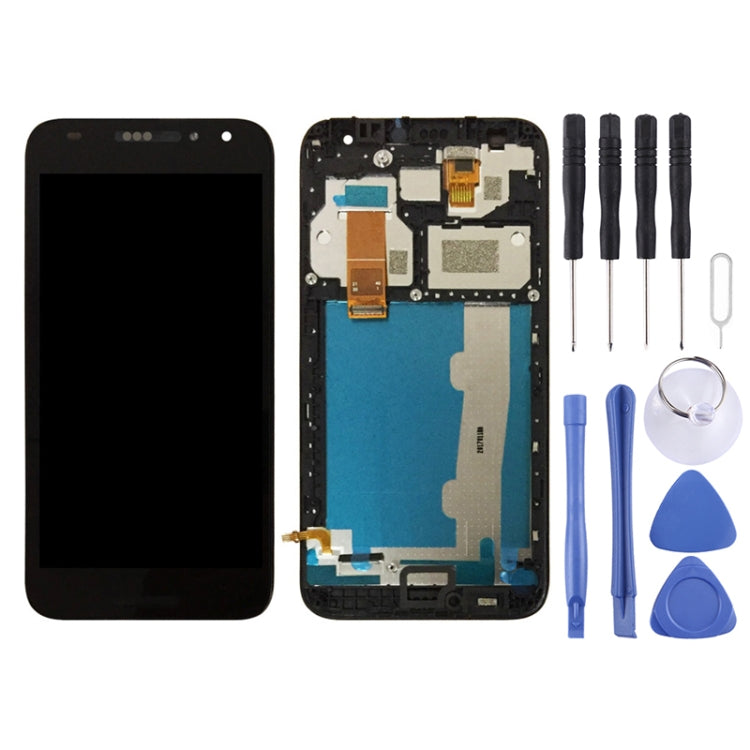 適用於Alcatel A3 5046 / 5046D / 5046X / OT5046  OEM液晶觸摸總成帶框 , For Alcatel A3