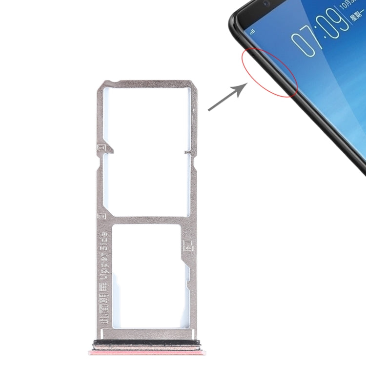 適用於vivo Y75 雙SIM卡+Micro SD卡 卡托