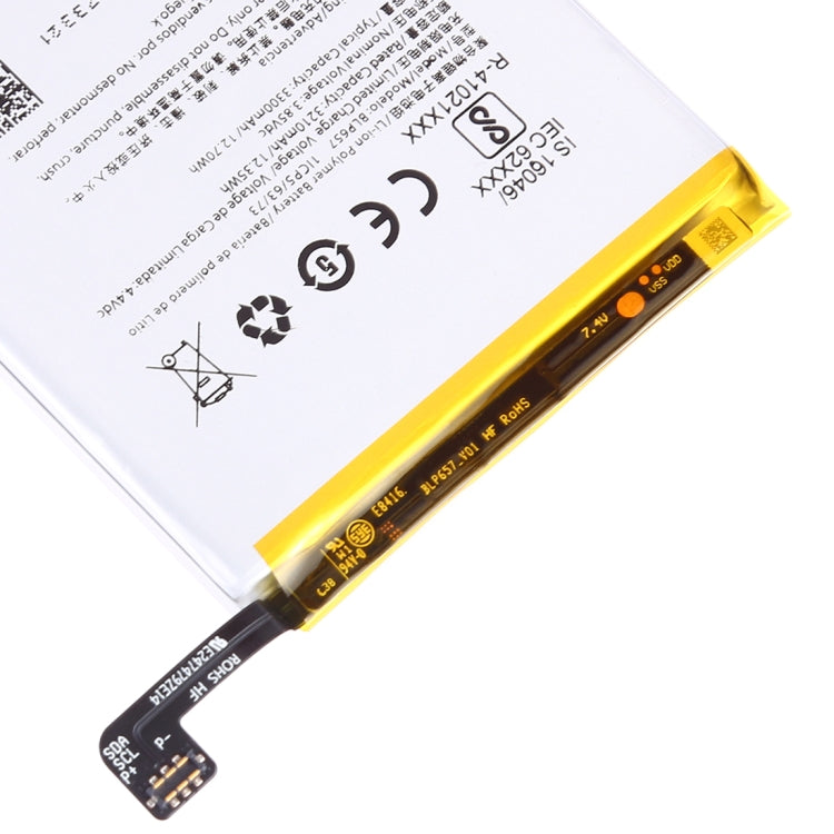 適用於OnePlus 6 3210mAh 鋰離子聚合物電池 BLP657