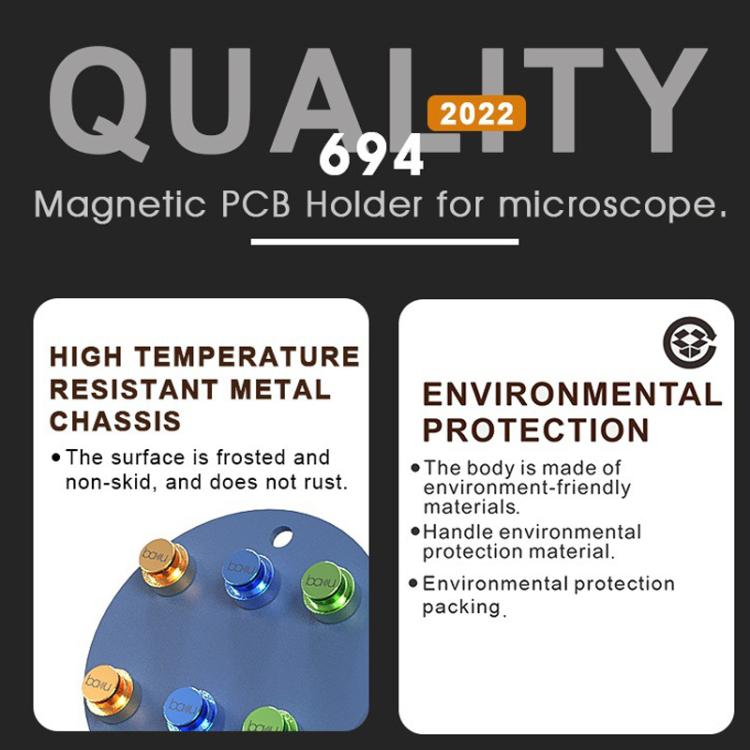 巴酷 ba-694 PCB電路板支架夾具通用可移動磁性手機維修工作站