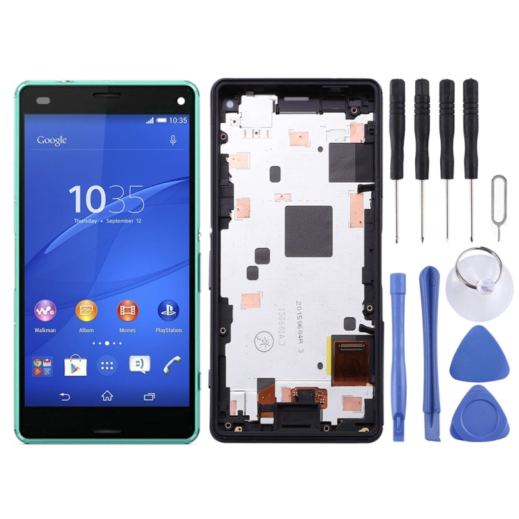 適用於索尼 Xperia Z3 Mini Compact OEM液晶觸摸總成帶框