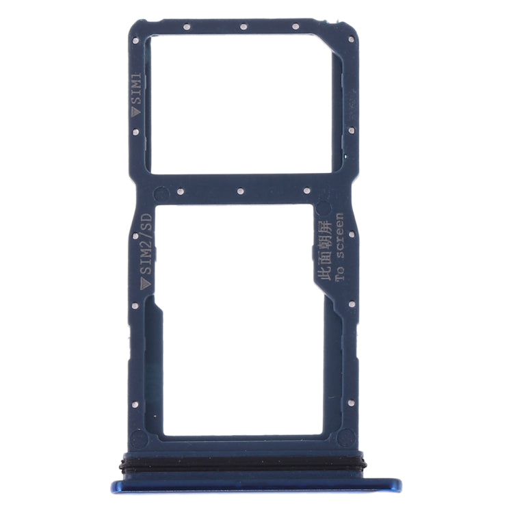 適用於華為 Nova 5i SIM卡+SIM卡/Micro SD卡 卡托