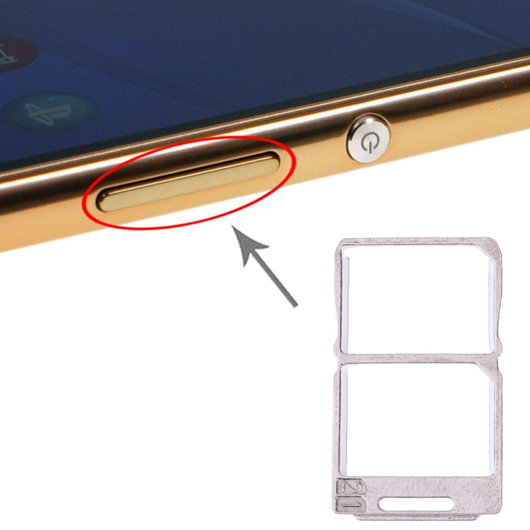 適用於 Sony Xperia M5 雙SIM卡托