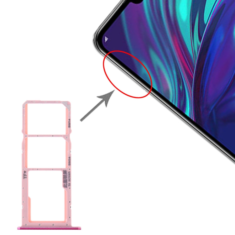 適用於 華為 Y7  / Y7 Pro  / Y7 Prime  SIM卡+SIM卡+Micro SD卡 卡托