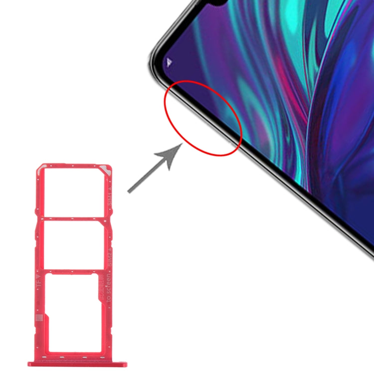 適用於 華為 Y7  / Y7 Pro  / Y7 Prime  SIM卡+SIM卡+Micro SD卡 卡托