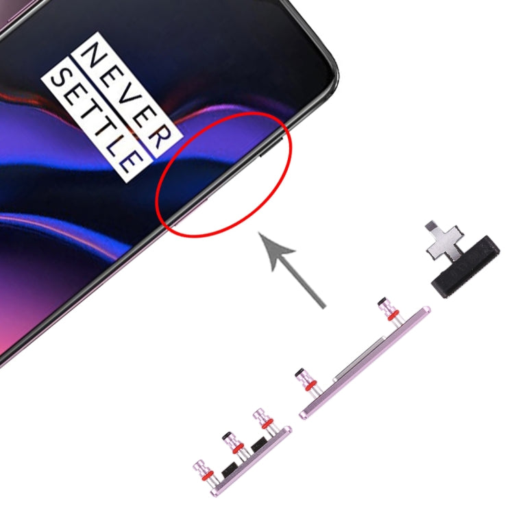 適用於 OnePlus 6T 開機音量鍵/側鍵