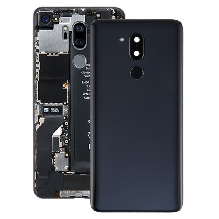 適用於 LG G7 ThinQ / G710 / G710EM / G710PM / G710VMP 電池后蓋帶相圈和指紋