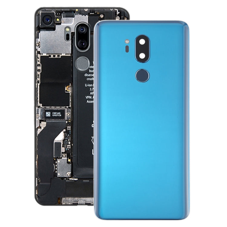 適用於 LG G7 ThinQ / G710 / G710EM / G710PM / G710VMP 電池后蓋帶相圈和指紋