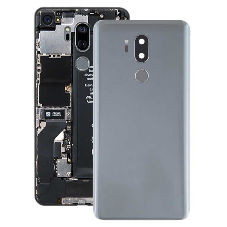 適用於 LG G7 ThinQ / G710 / G710EM / G710PM / G710VMP 電池后蓋帶相圈和指紋