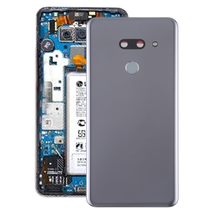 適用於 LG G8 ThinQ / LMG820QM7 LM-G820UMB LMG820UM1 電池后蓋帶相圈和指紋
