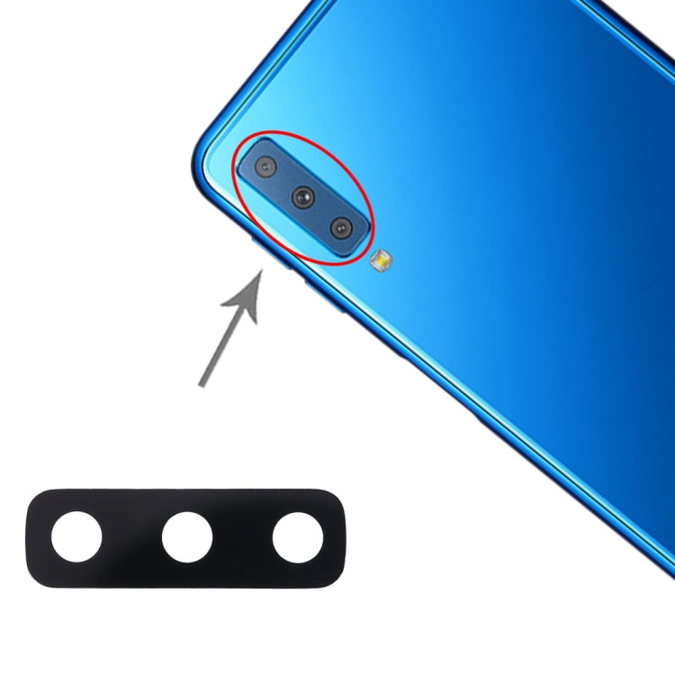 適用於 三星 Galaxy A7  A750F/DS 攝像頭鏡片 10個一賣