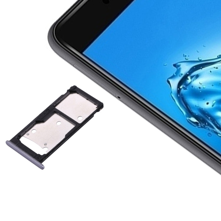 適用於華為暢享7 Plus / Y7 Prime SIM&SIM/Micro SD卡卡托