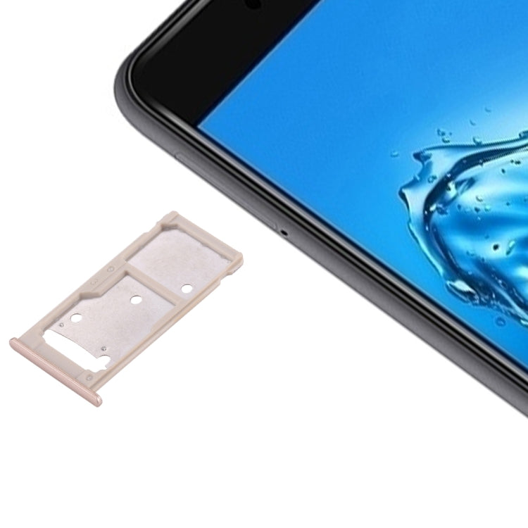 適用於華為暢享7 Plus / Y7 Prime SIM&SIM/Micro SD卡卡托