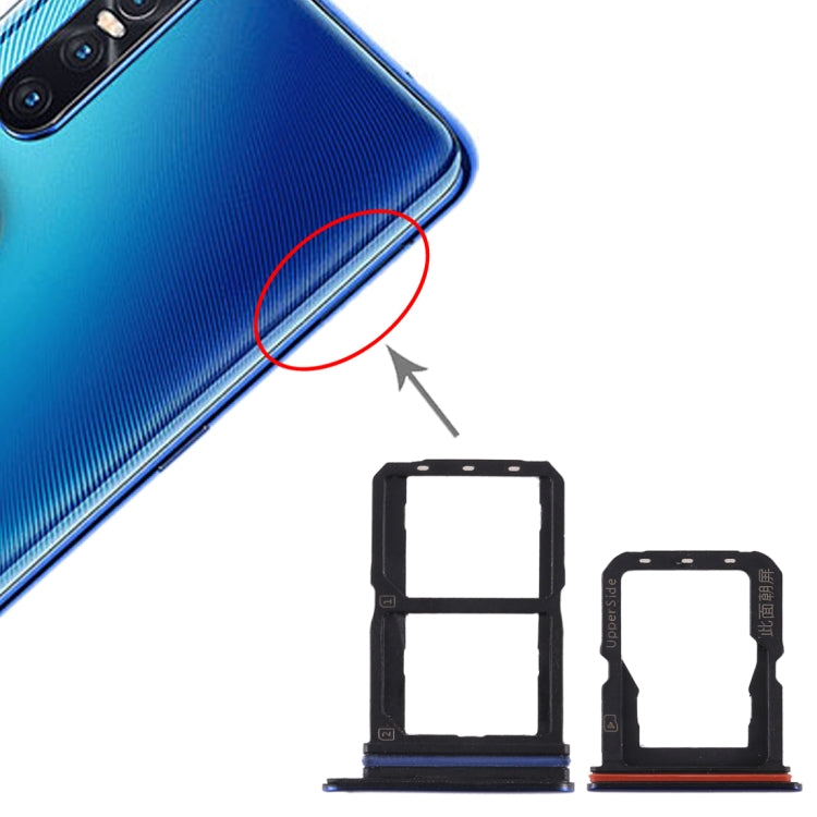 適用於 Vivo S1 Pro SIM卡+SIM卡+Micro SD卡 卡托