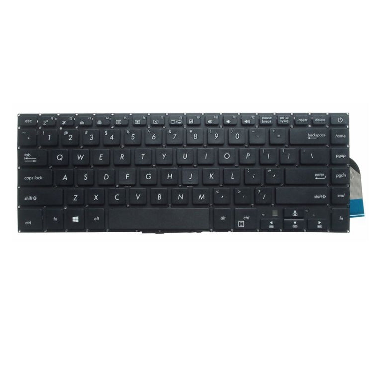 適用於 Asus VivoBook 15 X505BA X505 X505BP NSK-WK2SQ0T 0KNB0-4129TU00 美式鍵盤