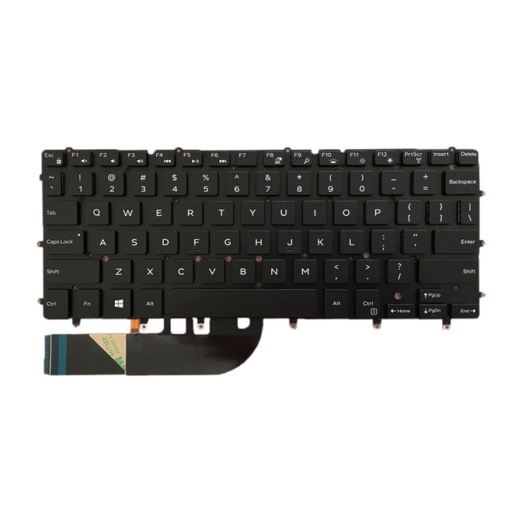 適用於DELL Inspiron XPS 13 7000 7347 7348 7352 7353 7359 15 7547 7548 9343 9350 9360 N7548 美式鍵盤帶背光