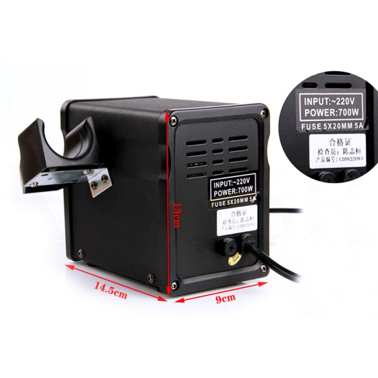 Kaisi 878D 2合1液晶数字显示熱風槍焊台700W用於BGA返修焊台熱風槍焊機設備，美規