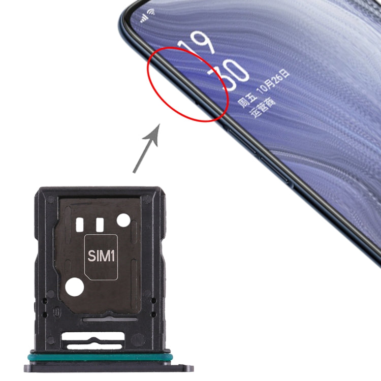 適用於 OPPO Reno 10x zoom SIM卡+SIM卡/Micro SD卡 卡托