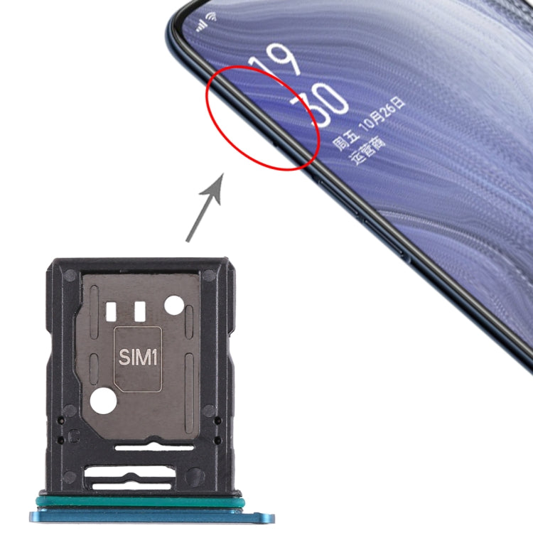 適用於 OPPO Reno 10x zoom SIM卡+SIM卡/Micro SD卡 卡托
