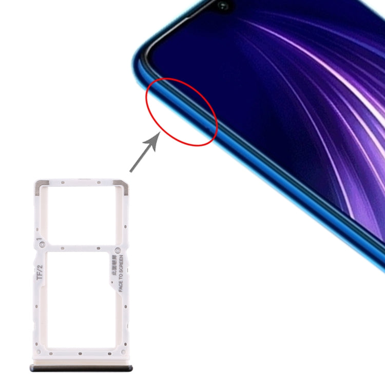 適用於 小米 Redmi Note 8 Pro SIM卡+SIM卡/Micro SD卡托