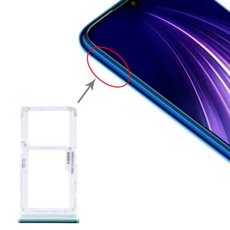 適用於 小米 Redmi Note 8 Pro SIM卡+SIM卡/Micro SD卡托