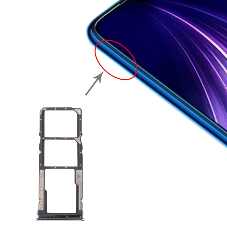 適用於 小米 Redmi Note 8 SIM卡+SIM卡+Micro SD卡托