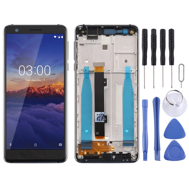 適用於 Nokia 3.1 TA-1049 TA-1057 TA-1063 TA-1070 TFT材質 液晶觸摸總成帶框和邊鍵