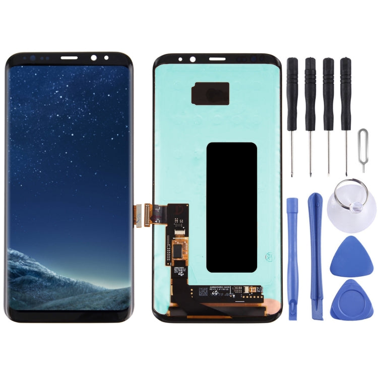 適用於Samsung Galaxy S8+ / G955 / G955F / G955FD / G955U / G955A / G955P / G955T / G955V / G955R4 / G955W / G9550 原裝液晶觸摸總成 單片