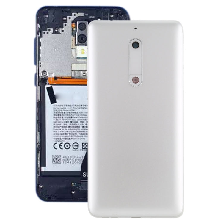 適用於 Nokia 5 電池后蓋帶相圈和側鍵