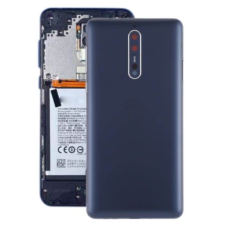 適用於 Nokia 8 / N8 TA-1012 TA-1004 TA-1052 電池后蓋帶相圈和側鍵