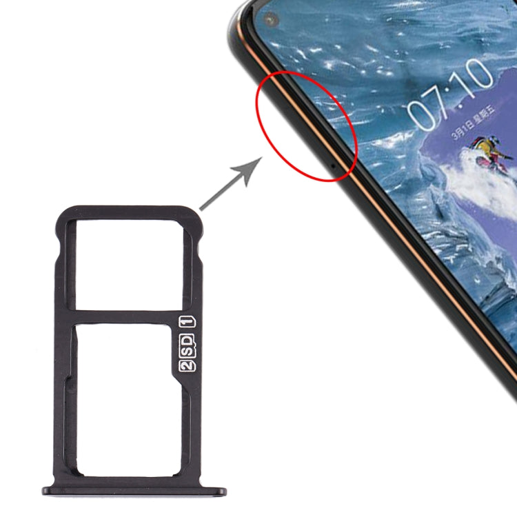適用於 Nokia  X7 / 8.1 / 7.1 Plus / TA-1131 SIM卡+SIM卡/Micro SD卡托