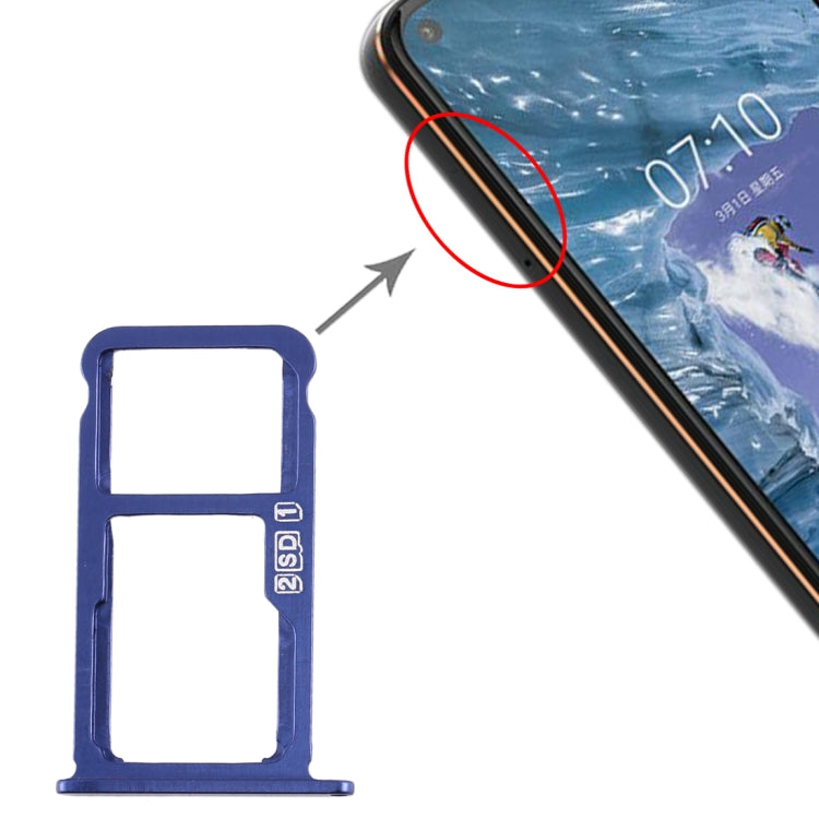 適用於 Nokia  X7 / 8.1 / 7.1 Plus / TA-1131 SIM卡+SIM卡/Micro SD卡托