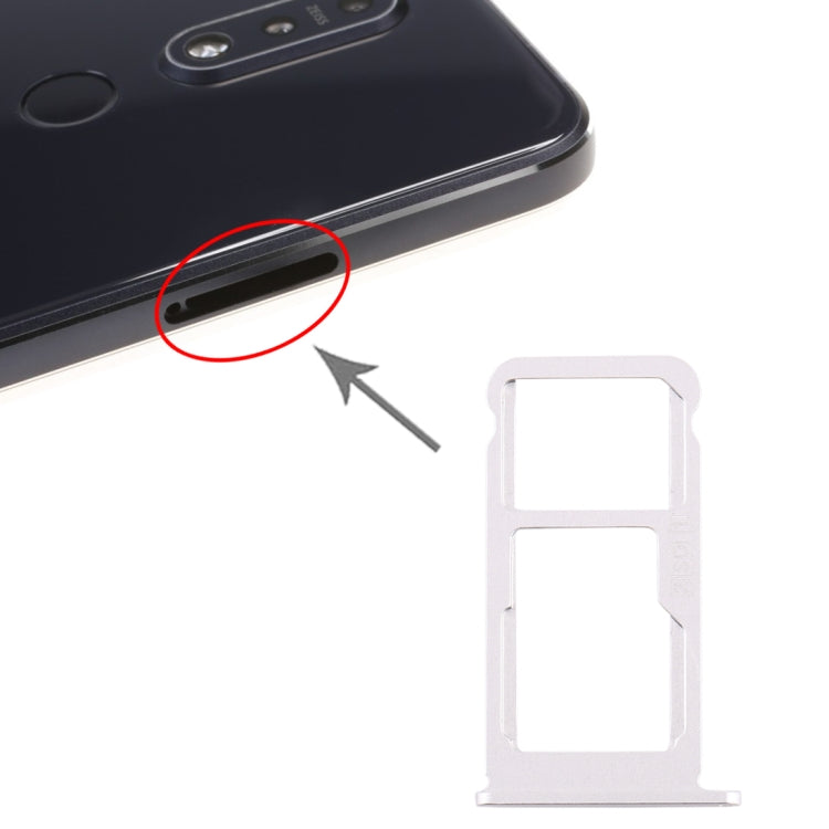 適用於 Nokia 7.1 / TA-1100 TA-1096 TA-1095 TA-1085 TA-1097 SIM卡+SIM卡/Micro SD卡托