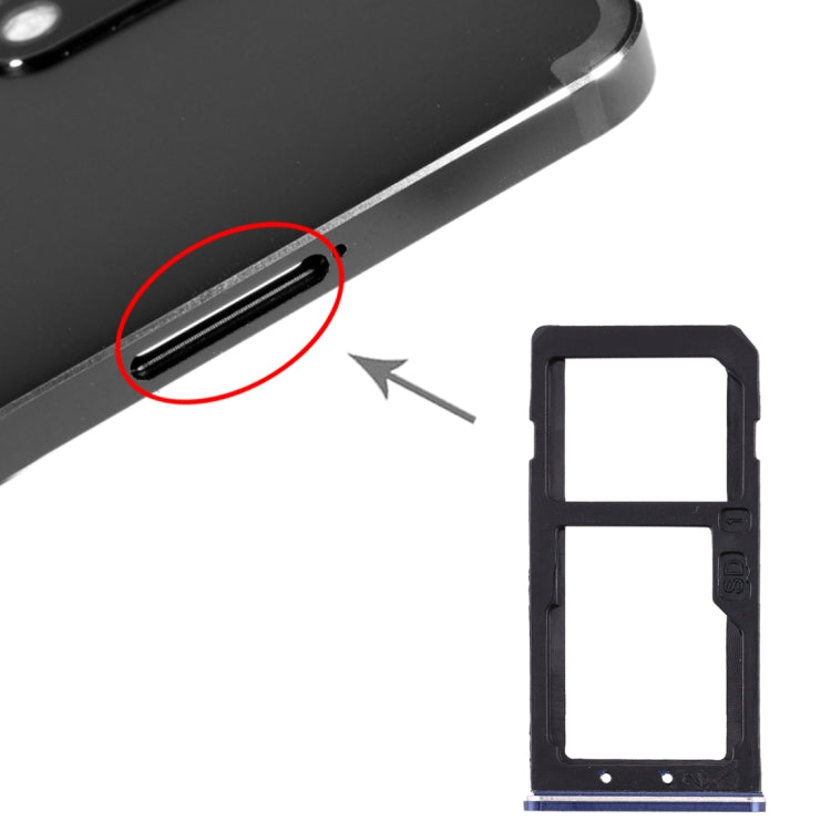 適用於 Nokia 6 TA-1000 TA-1003 TA-1021 TA-1025 TA-1033 TA-1039 SIM卡+SIM卡/Micro SD卡托