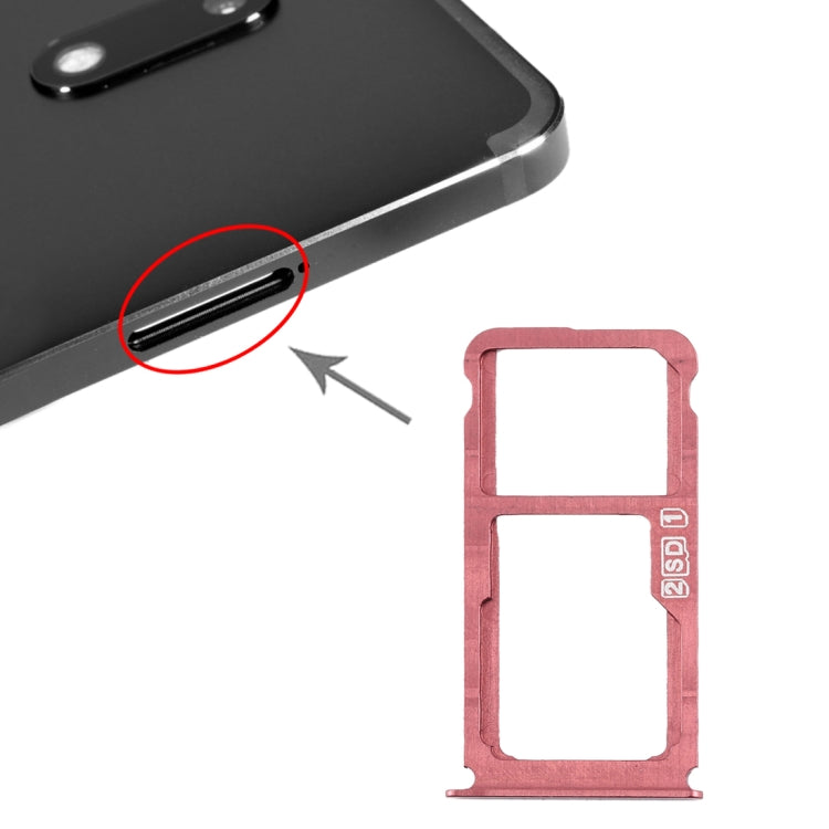 適用於 Nokia 7 Plus TA-1062 SIM卡+SIM卡/Micro SD卡托