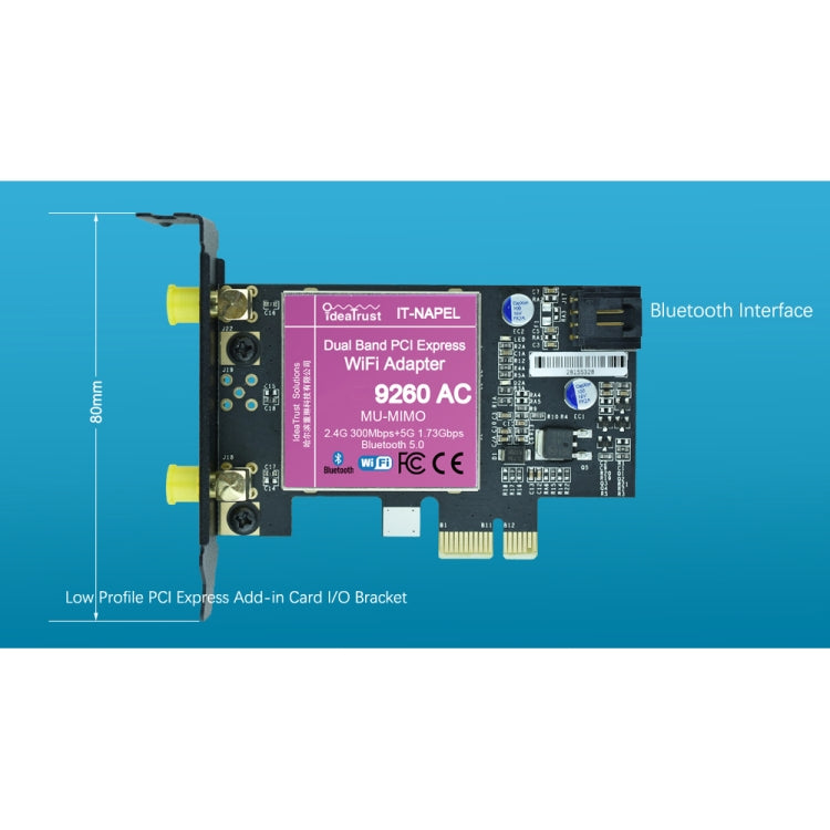 9260NGW 全新英特爾雙頻無線-AC9260AC藍牙5.0 5G 1730Mbps無線網卡PK 8265 / 7260 / 8260