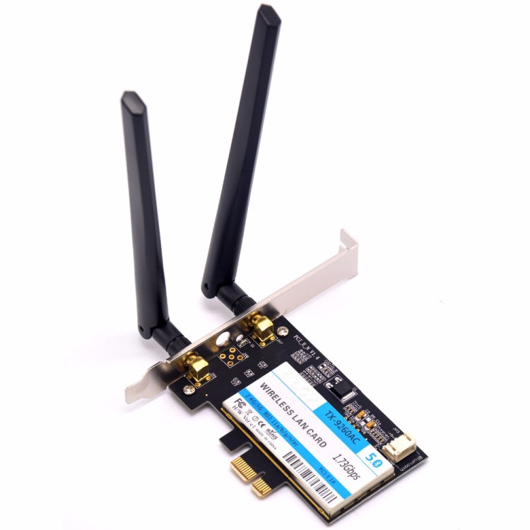 TX-9260AC 無線-AC雙頻802.11ac 1730Mbps台式PCI-e WiFi適配器+英特爾9260ac藍牙5.0WLAN網卡
