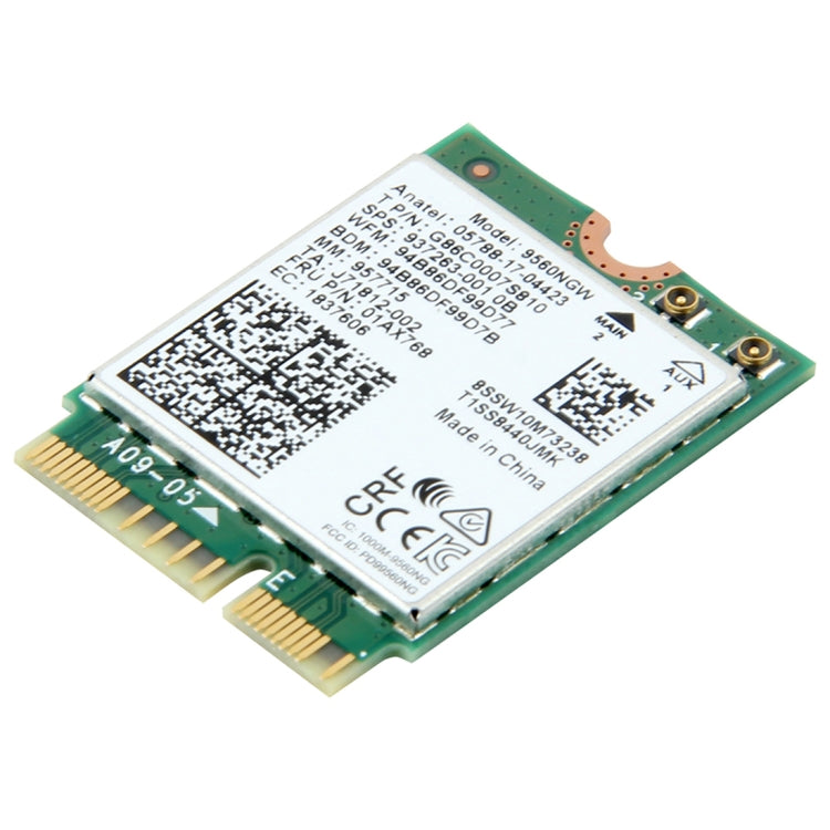 9560NGW 英特爾9560ac無線雙頻1.73Gbps NGFF 鍵E Wifi卡Windows 10 8020.11ac 藍牙5.0筆記本電腦