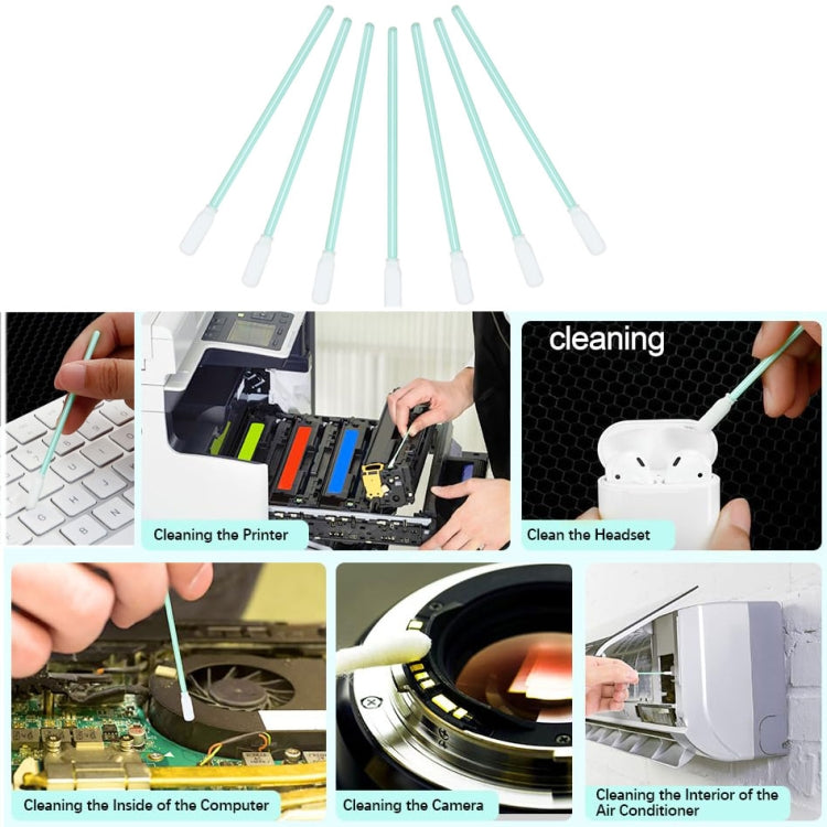 100個一包 电子產品清潔棉簽 尺寸70x3mm