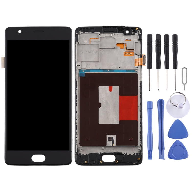 適用於OnePlus 3 / 3T A3000 A3010 OEM液晶觸摸總成帶框