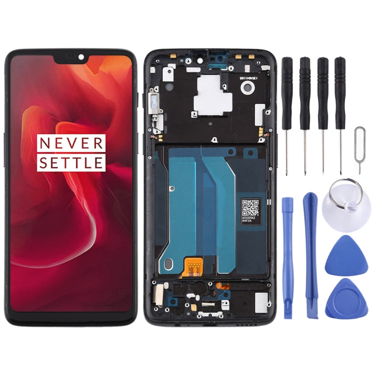 適用於OnePlus 6 A6000 OEM液晶觸摸總成帶框