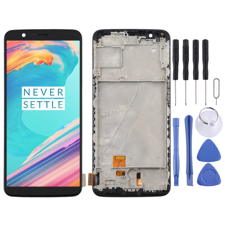 適用於OnePlus 5T A5010 OEM液晶觸摸總成帶框