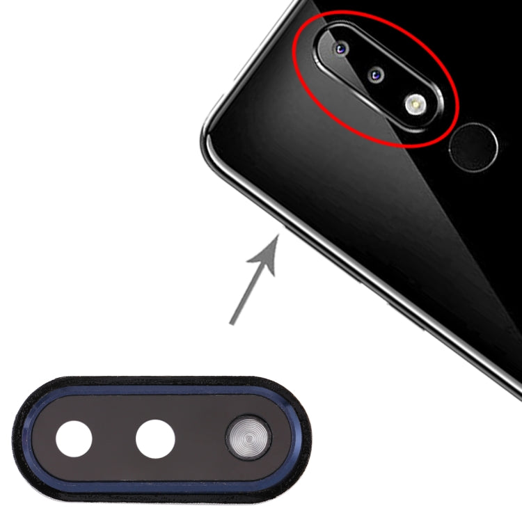 適用於 Nokia X5 相圈 后攝像頭框帶鏡片