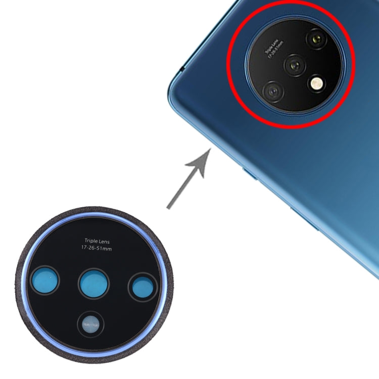 適用於 OnePlus 7T 原裝相圈 后攝像頭框帶鏡片
