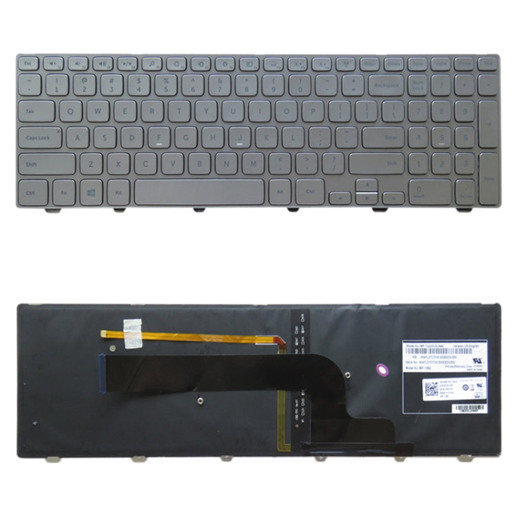 適用於DELL Inspiron 15 7000 Series 7537 P36F 美式鍵盤帶背光