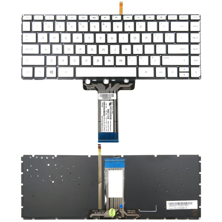 適用於HP Pavilion 13-U103NS 13-U113NL 13-U124CL 13-U138CA 13-U157CL 13-U163NR 美式鍵盤帶背光