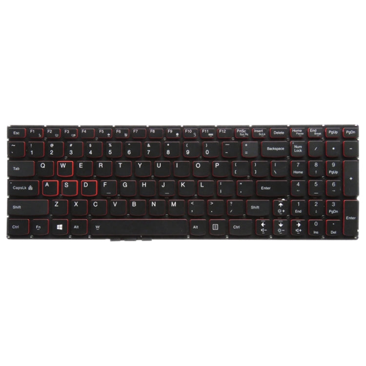 適用於Lenovo Ideapad Y700 Y700-15 Y700-15ISK Y700-15ACZ Y700-17ISK Y700-15ISE 美式鍵盤帶背光