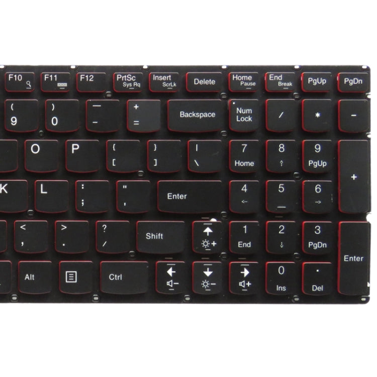 適用於Lenovo Ideapad Y700 Y700-15 Y700-15ISK Y700-15ACZ Y700-17ISK Y700-15ISE 美式鍵盤帶背光