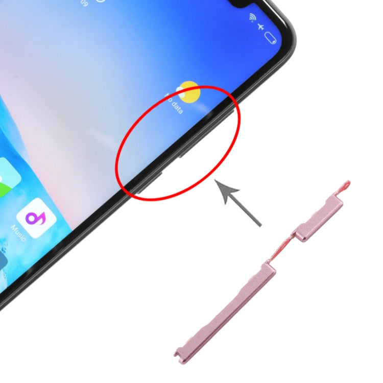 適用於 小米 Redmi Note 6 Pro 開機音量鍵/側鍵