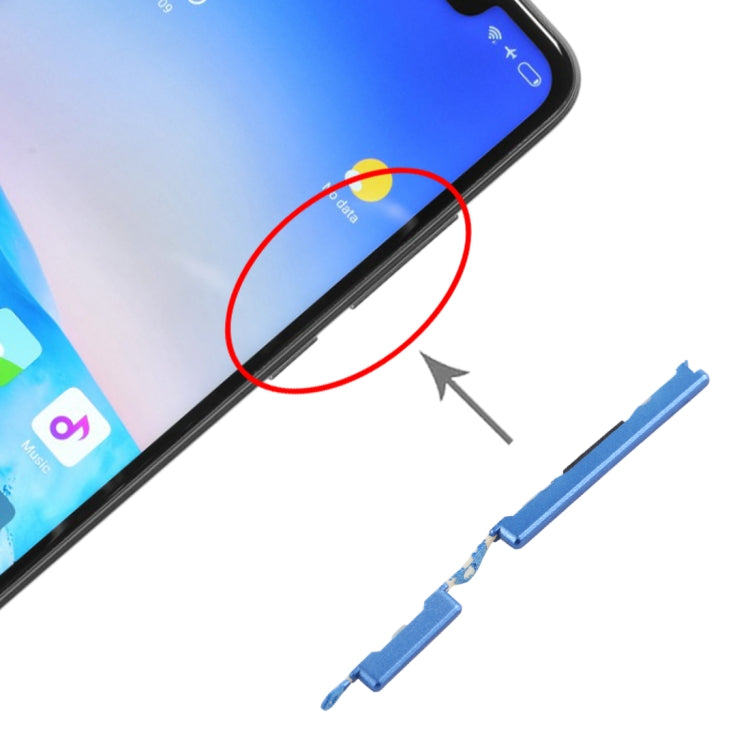 適用於 小米 Redmi Note 6 Pro 開機音量鍵/側鍵